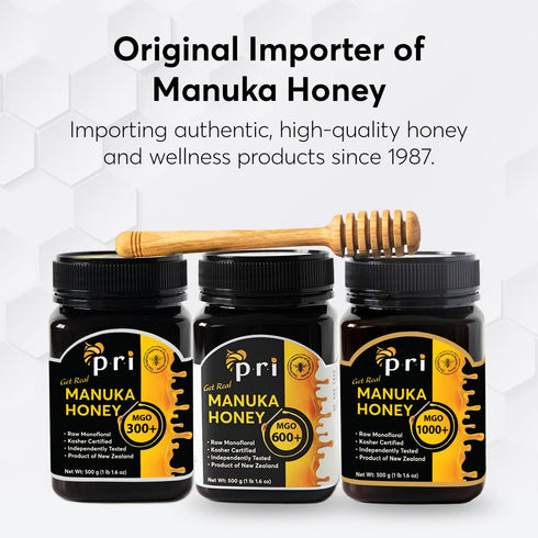 P.R.I Manuka Honey Nuggets, Sweet and All Natural Hard Candy Treat, 3oz...