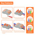 35PCS Lever Wire Nuts Connectors, 1Way Inline Conductors Compact Universal Wire Connectors, Electrical Splicing Connectors Quick Wiring Connect 24...