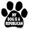 Imagine This Paw Car Magnet, My Dog is a Republican, 5-1/2-Inch by 5-1/2-Inch...