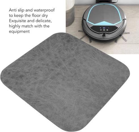Absorbent Mat for Robot Vacuum Cleaner Parts Sweeper Waterproof Mat Antislip Accessories Robot Vacuum Cleaner Absorbent Mat for Scraper Wiper Mopp...