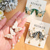 KEOKER Polymer Clay Cutters Butterfly - Luna Moth Polymer Clay Cutters, 6 Shapes Embossed Butterfly Clay Cutters for Polymer Clay Jewelry Making, ...