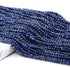 Natural Faceted Lapis Lazuli Beads Natural Stones Loose Bead for Jewelry Making Bracelet Necklace (Size 3mm,Length 15")...