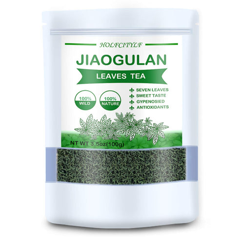 Wild Jiaogulan Tea Leaves, Gynostemma Tea,3.5oz(100g), 100% Natural, Sugar Free, No Gmo...