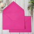 Whaline 50Pcs A7 Invitation Envelopes Set Hot Pink Greeting Card Envelopes V-Flap Envelopes Gift Card Sleeves for Mailing Envelopes Sending Card, ...
