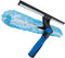 Unger Professional 18" ProFlex 2-in-1 Squeegee & Scrubber - Window Cleaning Tool with Pivoting Head – Squeegee for High Access Window Washing, Com...