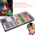 Rainbow Face Paint Split Cake Body Painting Professional 12 Colors Face Body Paint Kit Largest Oil Based Hypoallergenic Neon Face Painting Palette...
