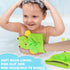 Bath Sponge Loofah for Kids Toddler Shower Kit, 3pcs Cartoon Animal Shapes, Stay Clean Bath Towel, Bathroom Kitchen Cleaning Sponges for Dishwashi...