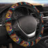 Sun with Moon Elastic Steering Wheel Cover for Women Men, Universal 15 Inch Anti Slip Auto Car Wrap Cover...