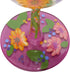 Enesco 6006284 Designs by Lolita Garden' Hand-Painted Artisan Wine Glass, 15 Ounce, Multicolor...