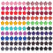 inSowni 120 Pack Flower Mini Hair Claw Clips Small Bang Barrettes for Baby Girls Toddlers Teens Kids...