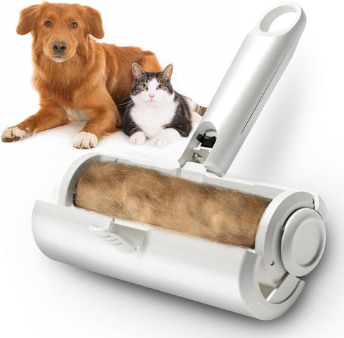 Pet Hair Removal Tool,DAINTIER Reusable Pet Hair Remover,Cat and Dog Portable Hair Remover,Upgraded Animal Fur Multi-Surface Removal Tool for Couc...
