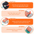 Delgada 65PCS Compact Lever Wire Connector Nuts kit,Reusable 2/3/4/5 Port Push-in Wiring Terminals kit for Stranded Solid and Flexible Wires Quick...