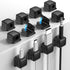 12 Pack Magnetic Cord Organizer, Easy Secure Adhesive Cable Management, Wire Holder Keeper Organizer Management, Hide Or Organize Phone USB Charge...