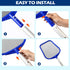Pool Hot Tub Skimmer Spa Net - Pool Skimmer Net with Aluminum Pole, 26.4'', Ultra Fine Mesh Net Skimmer Rake, Swimming Pool Hand Leaf Skimmer Net,...