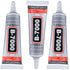 B-7000 Clear Glue for Rhinestones Crafts, Clothes Shoes Fabric, B7000 High Viscosity Glues for Cell Phone Screen Repair Jewelry Stone Metal Nail A...