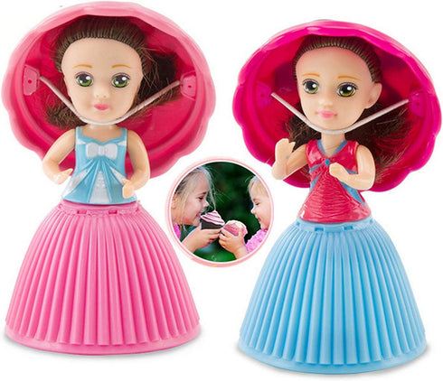 6PCS Mini Beautiful Cake Doll Toy,Surprise Transforming Scented Princess Dolls Gift Set for Children Kid Funny Game Gift for 3 Year Old Girls...