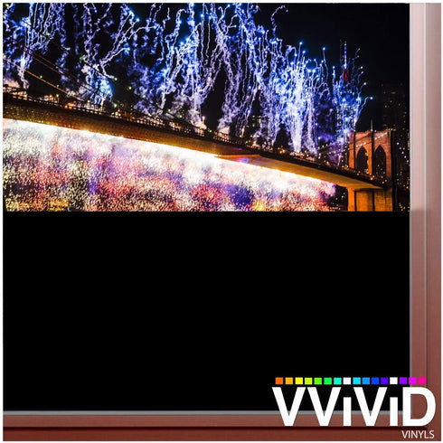 VViViD Removable Low-Tack Adhesive 100% Blackout Household Privacy Window Vinyl Roll (12 Inch x 60 Inch)...