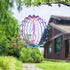Wind Spinner, Flymer Bigfoot Hanging Wind Spinner for Yard and Garden, 3D Stainless Steel Wind Sculptures & Spinners for Porch Decor...