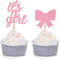 24 Counts It's A Girl Cupcake Toppers Baby Girl Shower Party Decorations...