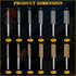 24 Pieces Bore Brush for Drill Wire Bore Brush Set Wire Cleaning Brush Set Stainless Steel Cleaning Brush for Power Drill Impact Driver (Stainless...