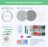 ETSPIL 3 Sets Embroidery kit for Beginners Adults?Learn 33 Different Stitches DIY Kits ?includes Stamped Flower Pattern, Hoop, Color Threads,Tools...