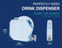 Arrow Home Products Ultra Slimline Drink Dispenser for Fridge, 1.25 Gallon - Plastic Beverage Dispenser with Spigot for Easy Dispensing - BPA Free...