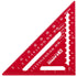 Kapro - 446 High Definition Anodized Rafter Square - Resists Wear and Corrosion - Features Conversion Table and Protractor - Lightweight & Compact...