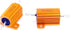 25 Watt 200 Ohm 5% Wirewound Resistor Electronic Aluminium Shell Resistor Gold (Pack of 2)...
