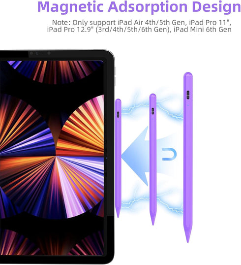 iPad Pencil, Stylus Pen for iPad 9th 10th Generation with Palm Rejection, Fast Charging iPad Stylus for iPad 10/9/8/7/6th Gen, iPad Air 5/4/3, iPa...
