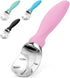 Zulay Ice Cream Scoop With Soft Easy Grip Handle - Ice Cream Scooper With Built-in Lid Opener - Heavy Duty Icecream Scoop With Non-Slip Handle For...