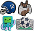 monochef Shoe Charms for Boys Teens: 35pcs Cute Shoe Decoration Charms for Shoes Bracelet Wristband Clog Sandals Party Favors Gifts Kids Adults Ba...