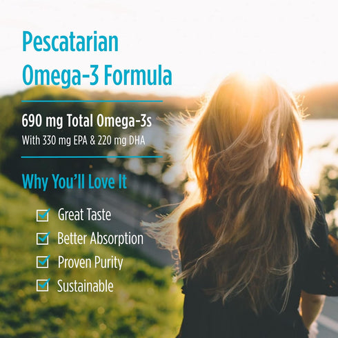 Nordic Naturals Omega-3 in Fish Gelatin, Lemon Flavor - 60 Fish Gels - 690 mg Omega-3 - Fish Oil - EPA & DHA - Immune Support, Brain & Heart Healt...