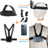 Mobile Phone Chest Strap Mount Harness and Head Strap Holder Kit for VLOG/POV Phone Holder Compatible with iPhone, Samsung, Google and GoPro, AKAS...