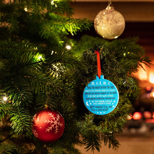 Gone for a Run Running Round Ceramic Ornament | TWAS The Night Before The Race...