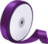 Livder Double Face Purple Satin Ribbon, 1 inch Wide 50 Yard Length (Purple)...