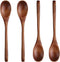 Long Handle Wooden Spoon For Mixing Coffee Tea Jam and Bath Salt In Kitchen, Environmentally Friendly Table Spoon, 8.6 Inches,4 Pieces…...
