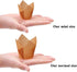 Ruisita 150 Pieces Mini Baking Cups Tulip Baking Cups Cupcake Liners Muffin Liners for Wedding, Birthday, Christmas, Baby Shower Parties (Natural)...