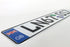 Great Britain Euro Plate with Registration Seals - Flag Style - Random Characters...