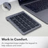 Macally Bluetooth Number Pad for Laptop - Wireless Numeric Keypad - 22 Key Numeric Keypad for Data Entry, Numpad Compatible with MacBook, iPad, iP...