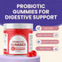 Probiotic Gummies, Strawberry-Flavored, All-Natural Vegan Probiotics for Adults, 10 Billion CFUs, Probiotic for Digestive Regularity, Immunity, Sk...