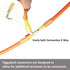 50 PCS Heat Shrink Piggyback Spade Connectors, Insulated Quick Disconnect Crimp Terminal, Electrical Butt Terminals for Marine, Electronics, Autom...