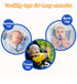 2 Pack Soft Silicone Teething Toys for Toddlers, Babies 6-12 Months - Boys Girls Baby Molar Teether Chew Toys Set, Remote Control Shape Teething T...