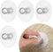 4 Pcs Self Adhesive Cabinet Drawer Pull Knobs No Drill Clear Acrylic Crystal Diamond Shaped Pulls Handles Hooks Window Opener for Wardrobe Kitchen...
