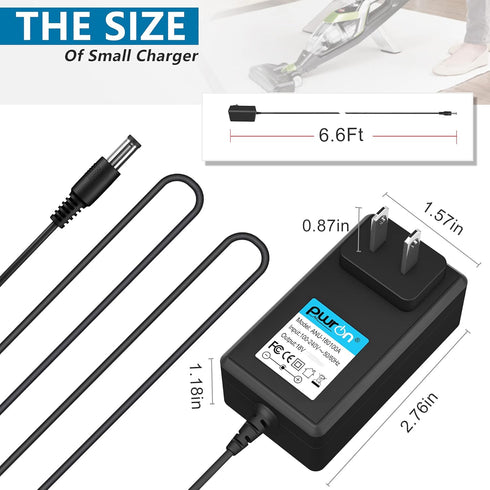 PwrON AC Adapter 18V for Bissell Bolt 14.4V Lithium Battery Max Pet Hair Eraser 1954 2133 Series 1610368 1608660 19542 19543 1782 17823 Bissell Co...