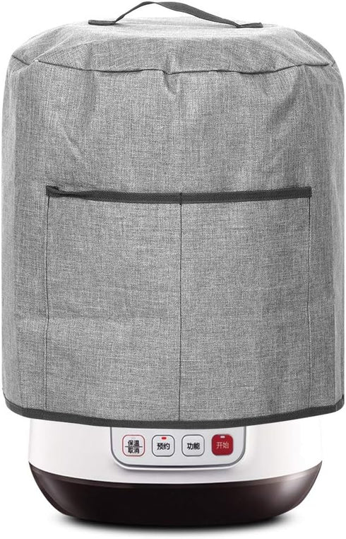 Appliance Cover Dust Cover,Round Pressure Cooker Dust Cover Washable Protective Cover With Pocket Reliable Pressure Cooker Cover Elegant Kitchen A...