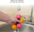 Friends Forever Dog Chew Toy, Interactive Treat Dispensing Toys, Dog Puzzle Fun Indoor Play, Non-toxic Durable Natural Rubber, Pink/Orange 2 Piece...