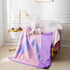 Silky Satin Baby Blanket for Girls Unique Tie Dye Minky Fabric with Soft Luxury Silk Silky Backing Toddlers Blanket for Sleeping Nursery Travel De...
