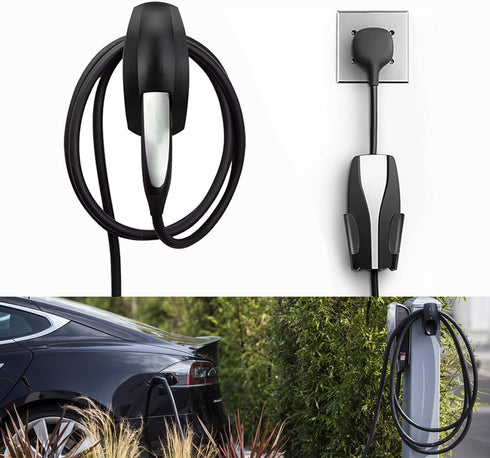 SEVEN SPARTA Charging Cable Holder with Chassis Bracket Compatible with Tesla Model 3 Model Y Model X Model S Charger Cable Organizer Car Accessor...