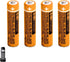 4PCS NI-MH AAA Rechargeable Battery, 1.2V 550mAh Battery for Panasonic Cordless Phone, HHR-55AAABU Replacement Battery...