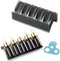 Essential Oils Shelf - Black Storage Rack with Drawer, Holds Oils (5ML-20ML)...